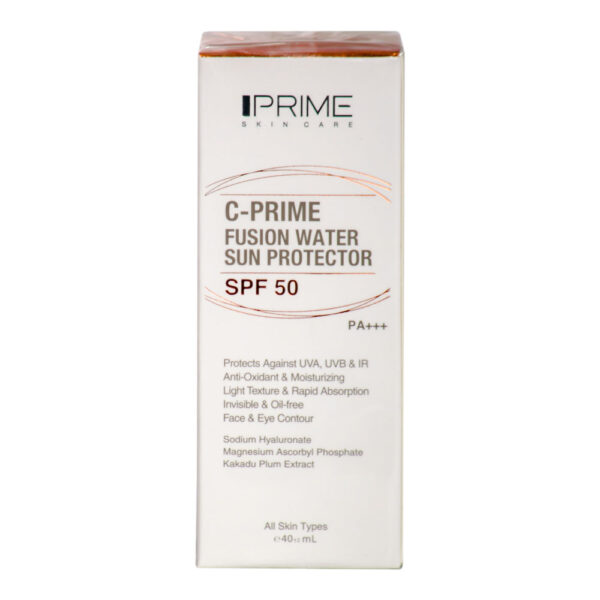 ضد آفتاب فیوژن واتر حاوی ویتامین C پرایم 40 میل SPF50