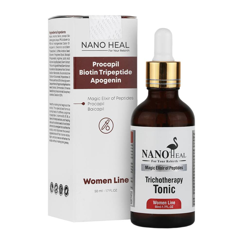 محلول تقویت کننده موی سر بانوان نانوهیل 50 میل