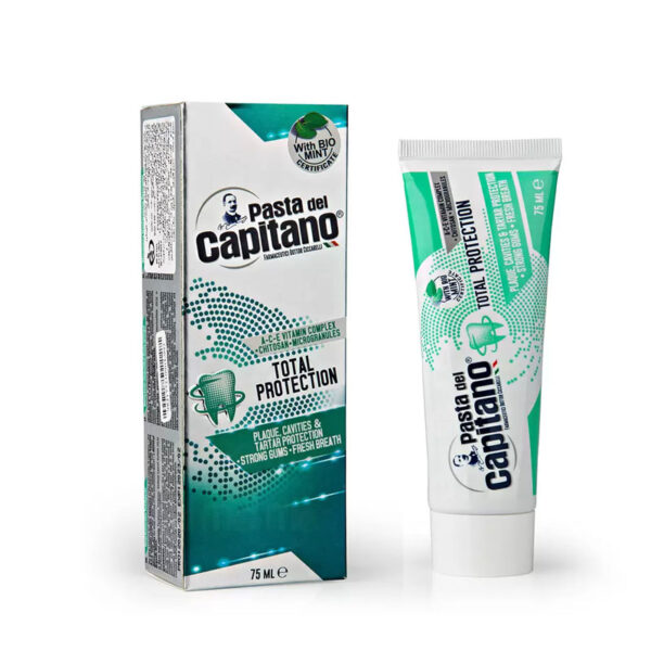 خمیر دندان مدل Total Protection پاستا دل کاپیتانو