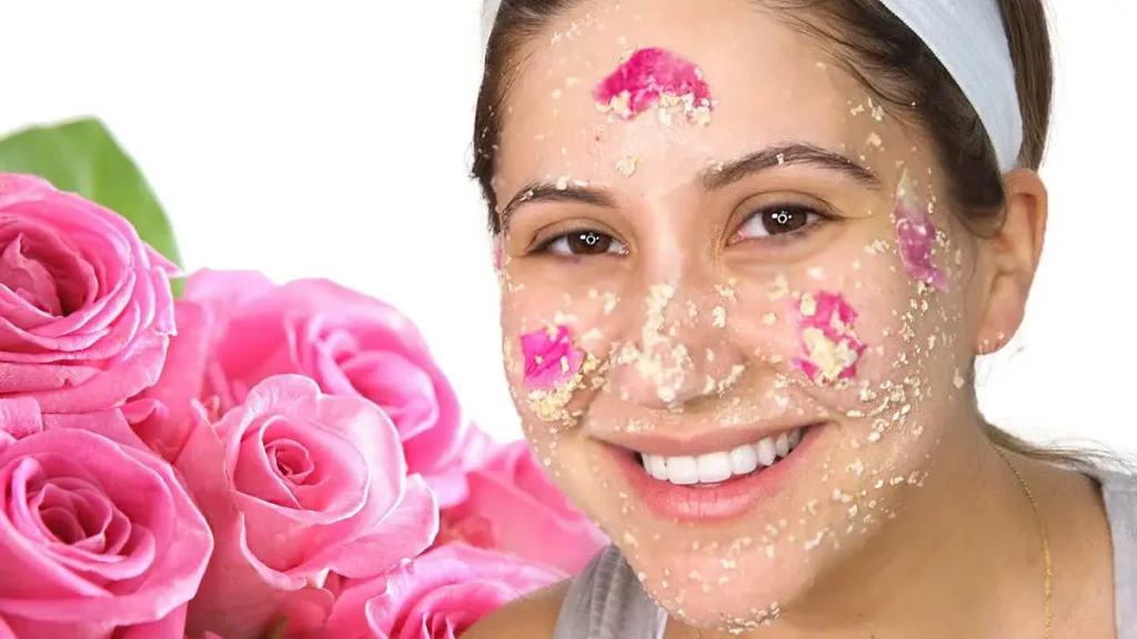 ماسک زردچوبه و گلاب برای صورت