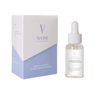 سرم هیالورونیک اسید و آلفا آربوتین وکتور