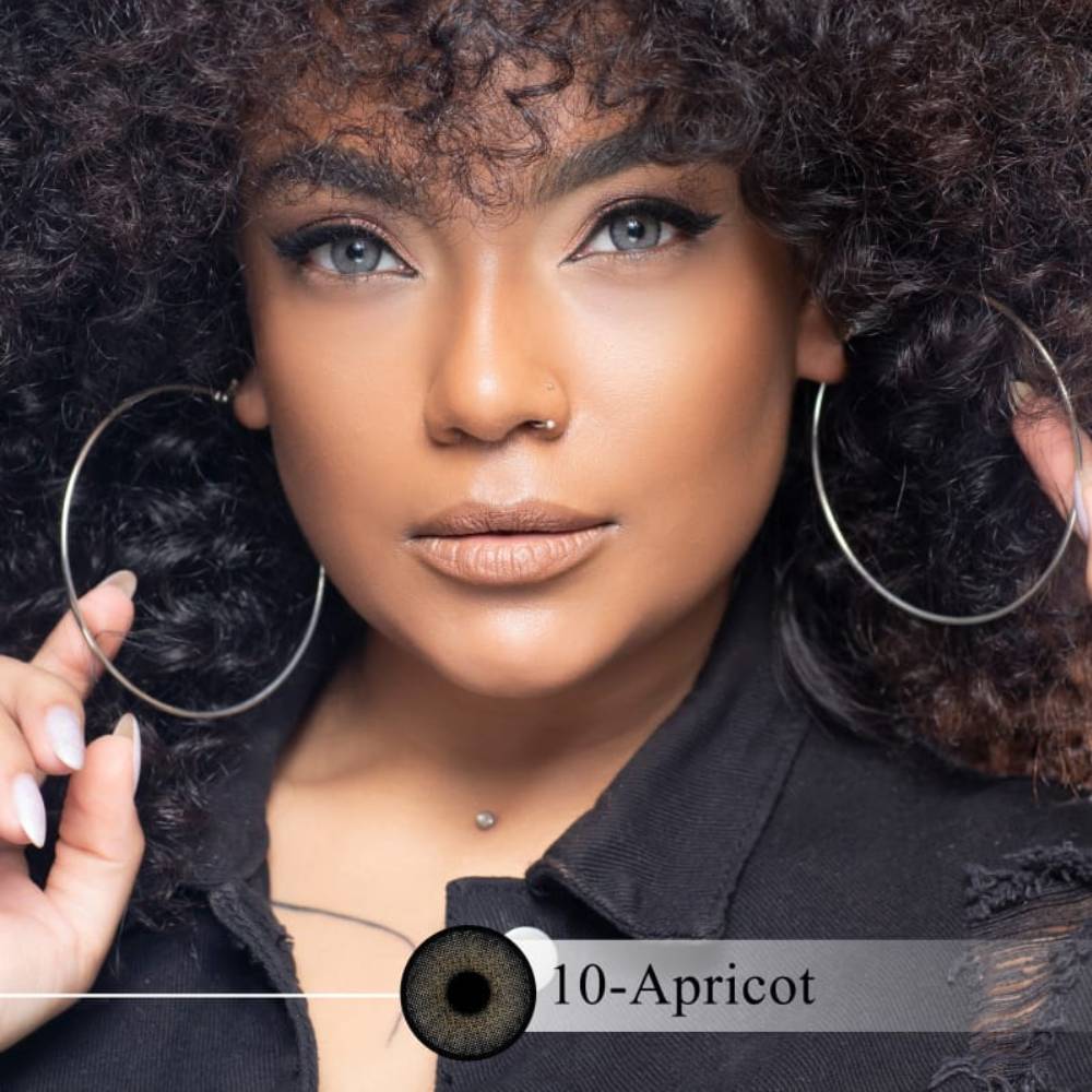 لنز چشم شماره 10 رنگ Apricot