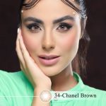 لنز چشم شماره 34 رنگ Chanel Brown